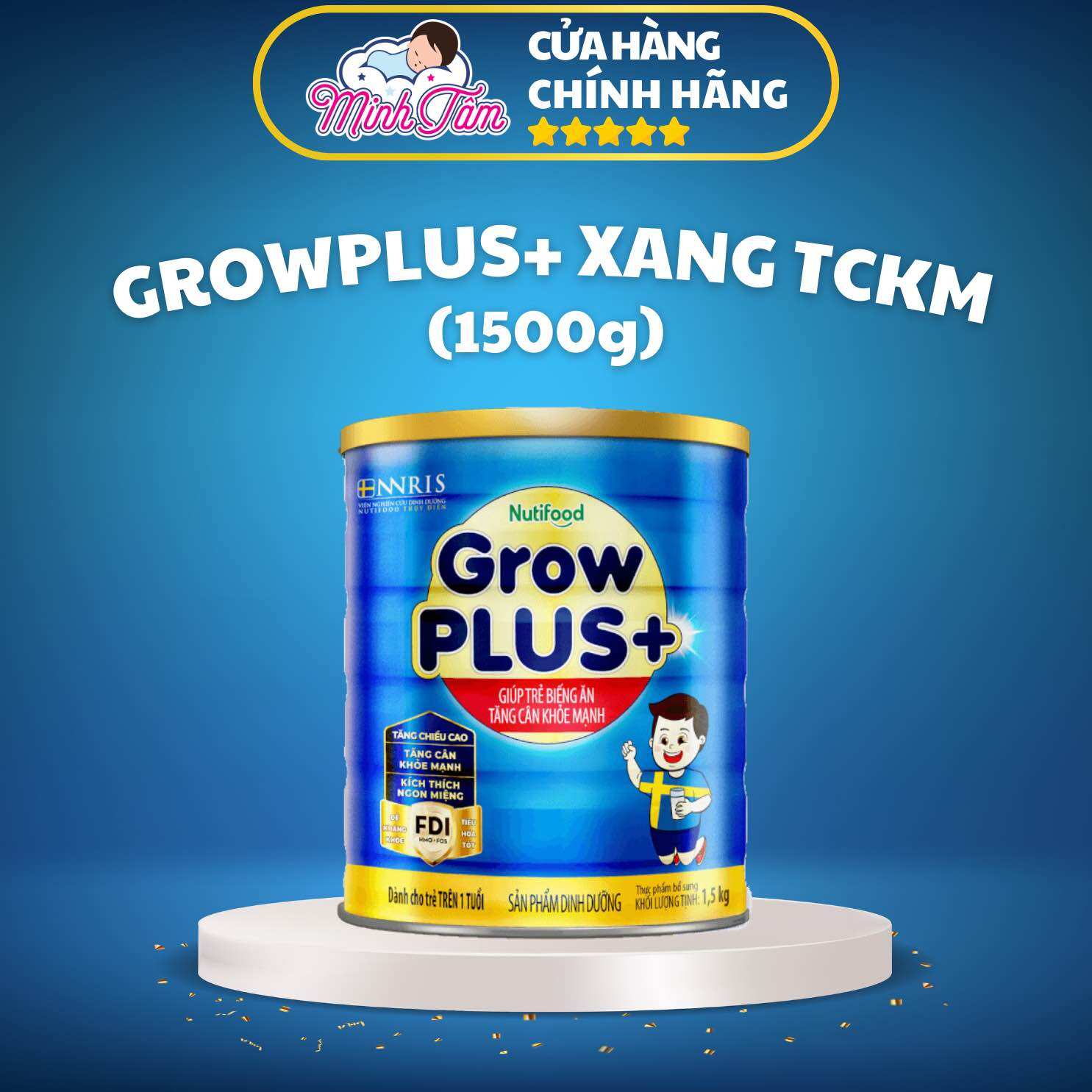 Sữa bột nutifood growplus+ xanh
