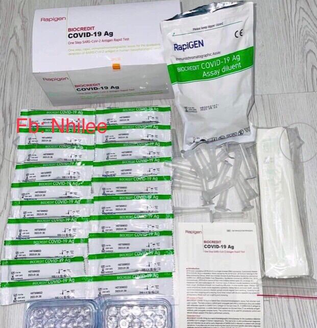 Kit test nhanh covid 19 test mũi Rapigen
