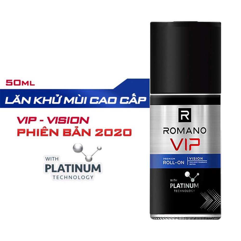 Lăn khử mùi cao cấp Romano Vip 50ml Passion