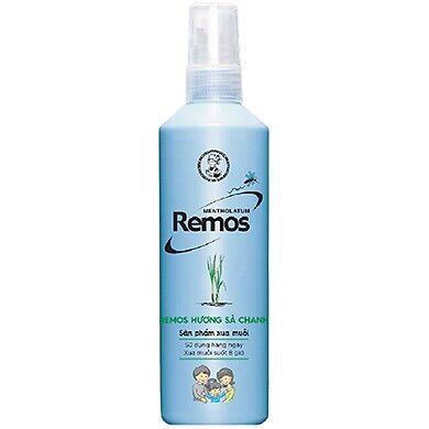 Xịt xua muỗi Remos hương chanh xả 60ml