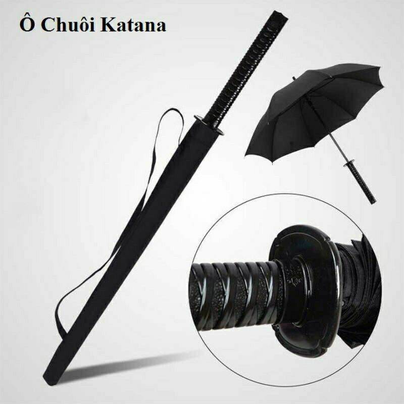 Ô dù kiếm nhật samurai 16 nan chống lật