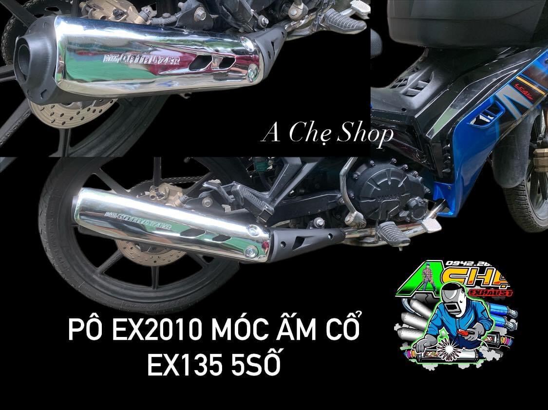 Pô Ex2010 Móc Tăng Ấm Sử Dụng Ex135 5số và 4số