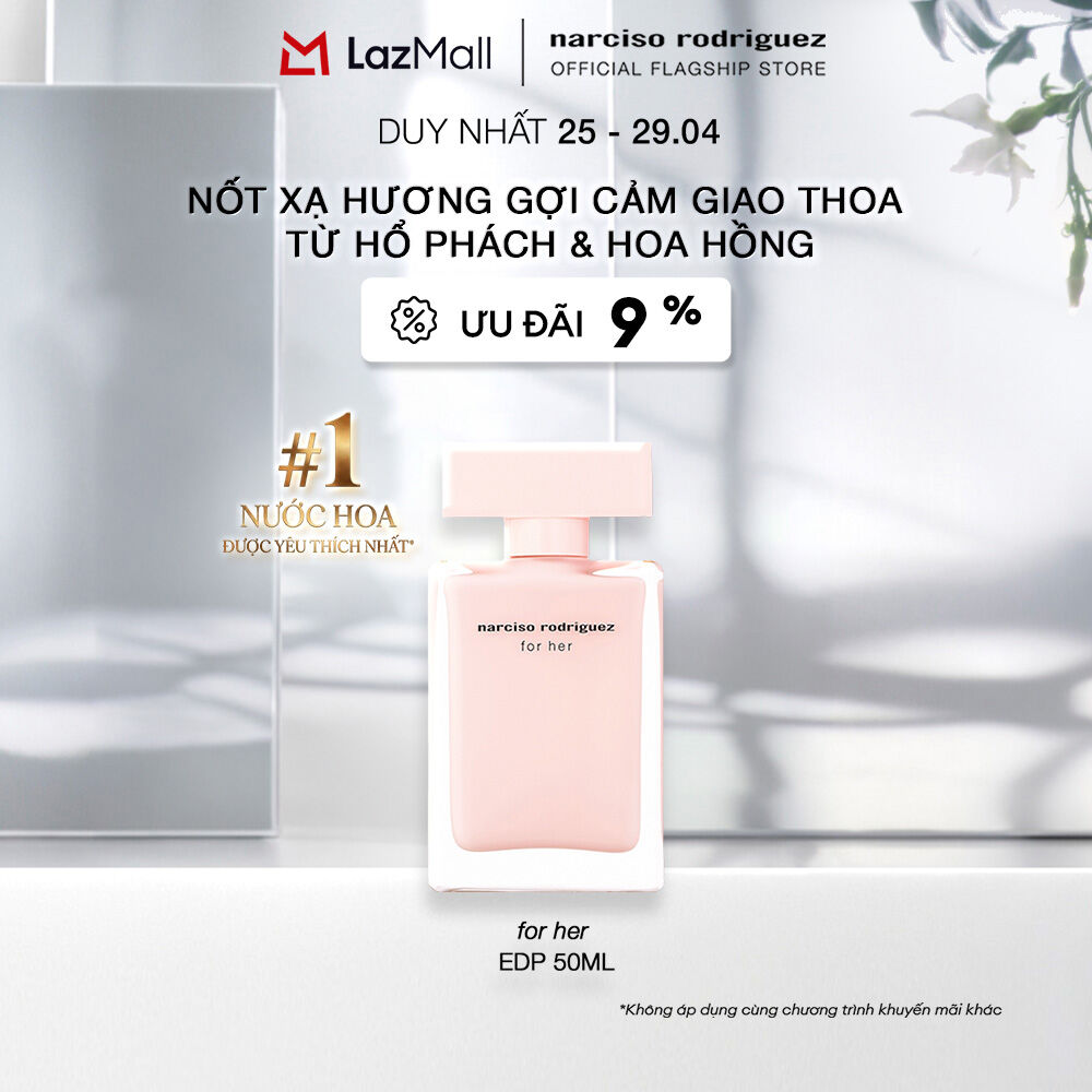 Nước Hoa nữ Narciso Rodriguez For Her Eau De Parfum 50ml