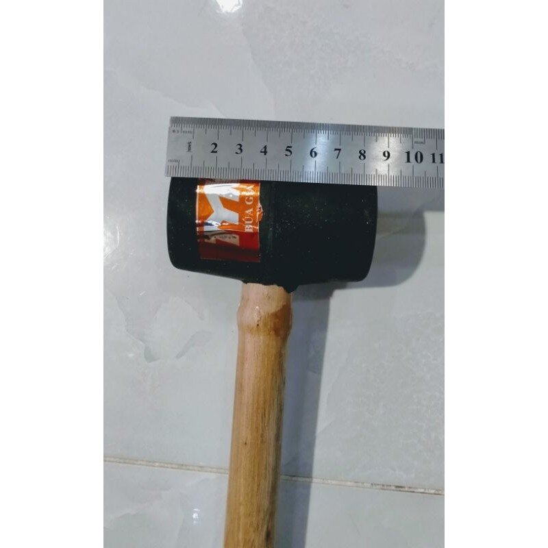 [HCM]Búa Cao Su Cán Gỗ - Búa Đóng Gạch