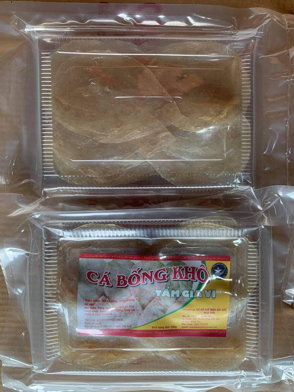 Khô Tiêu Ớt/Cá Tiêu Ớt/Bống Ớt 500G