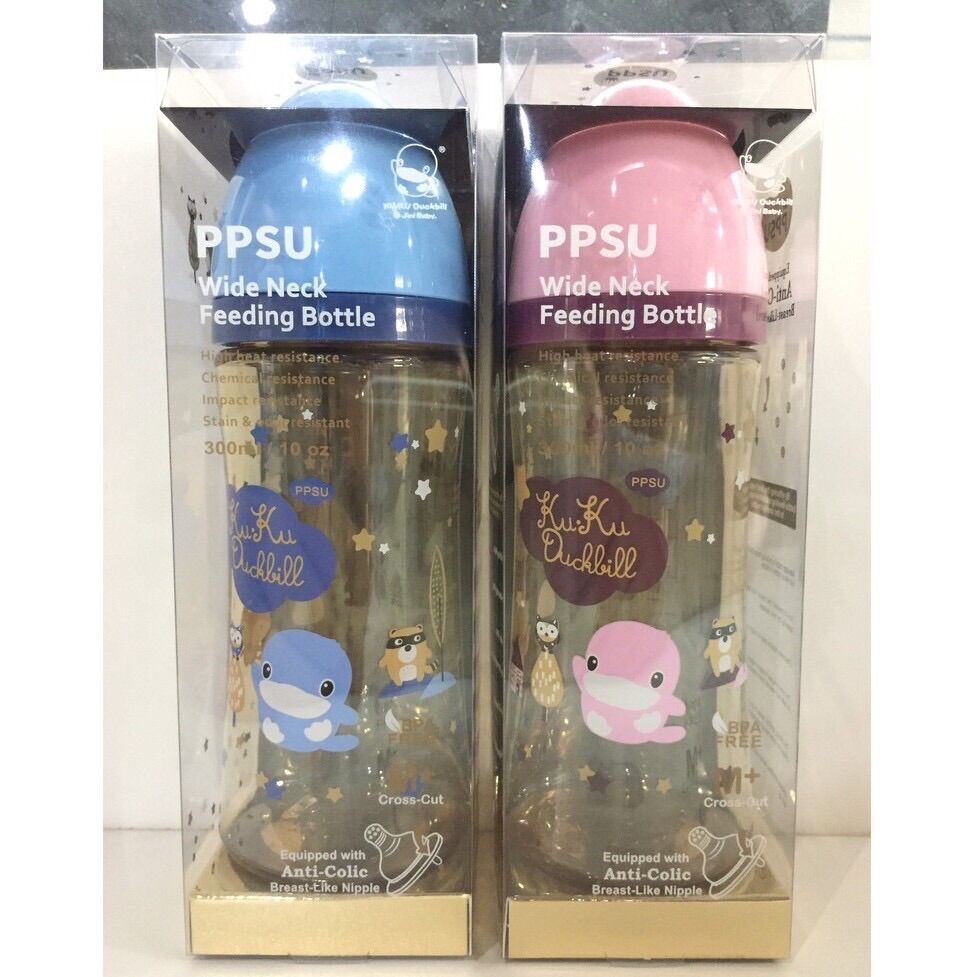 Bình sữa cổ rộng PPSU 330ml KUKU KU5857