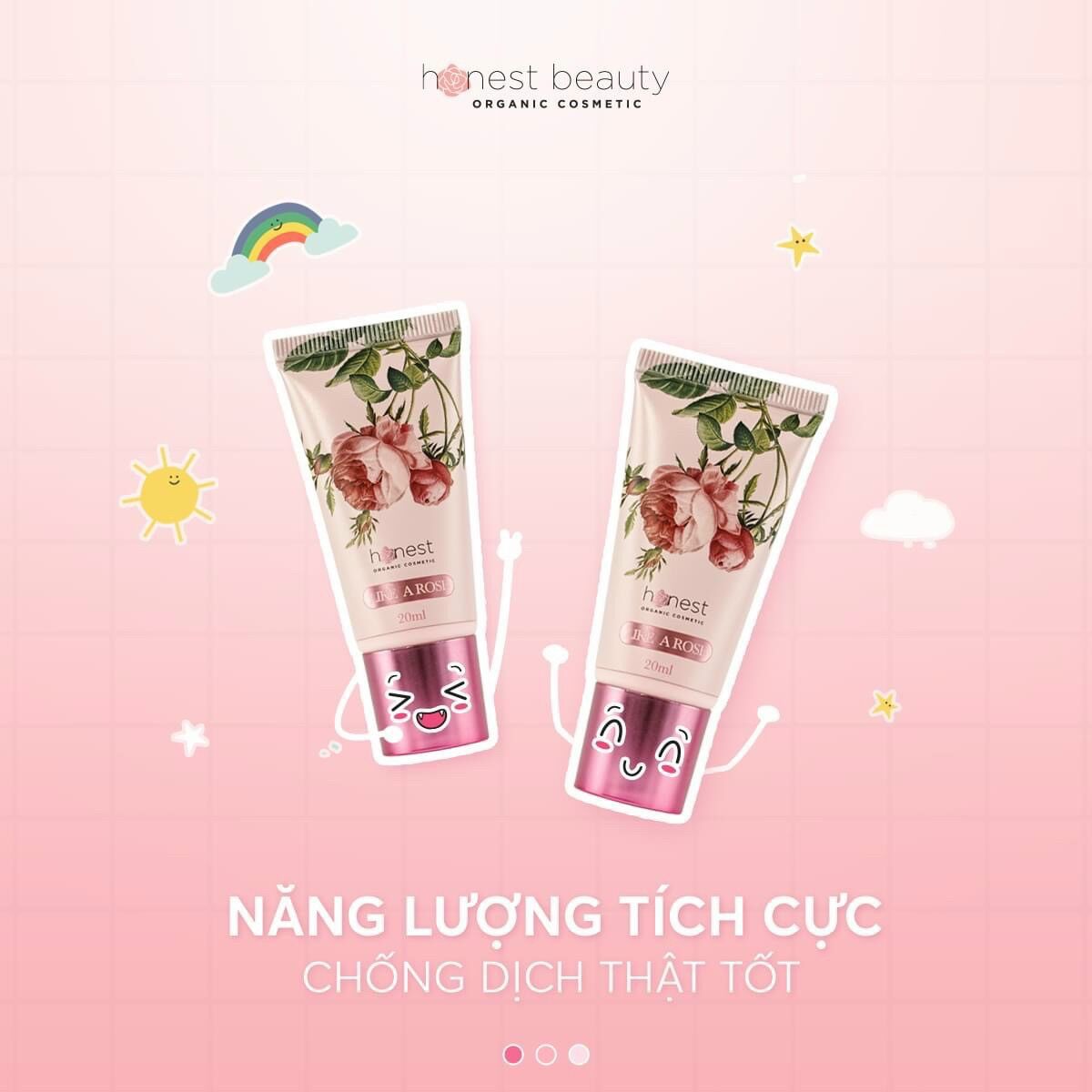 Kem dưỡng má hồng honest beauty giúp má ửng hồng tự nhiên rạng rỡ như không makup