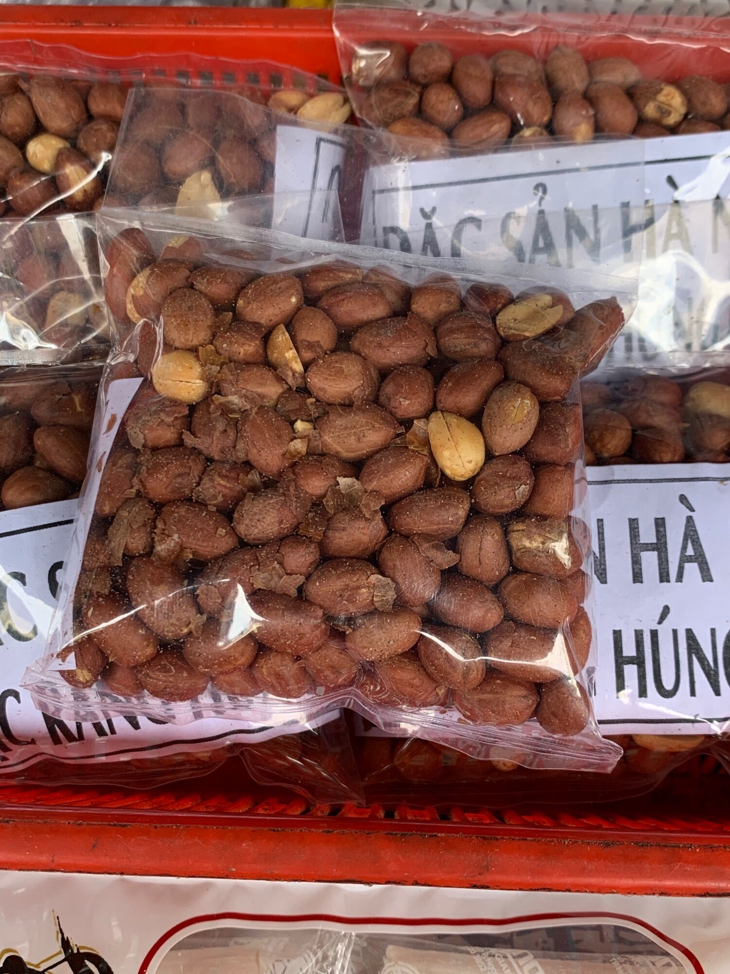 [HCM] 1 gói lạc rang húng lìu (mua 10 gói tặng 1 gói) Đặc sản Hà Nội