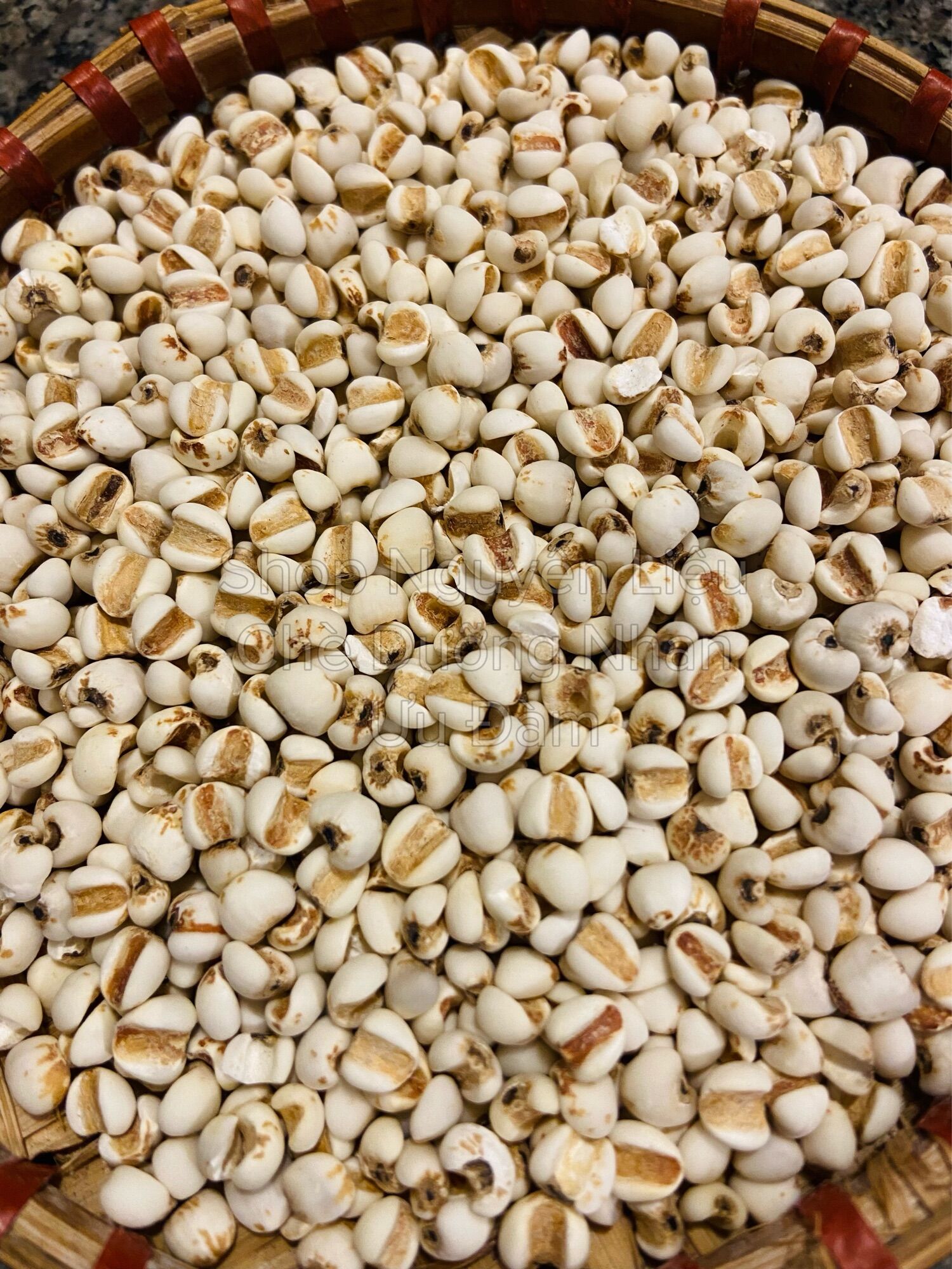 1kg Hạt sen khô - Hạt ý dĩ (hạt bo bo)