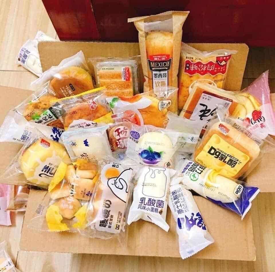 [BÁNH LOẠI NGON]THÙNG 1KG BÁNH MIX ĐÀI LOAN
