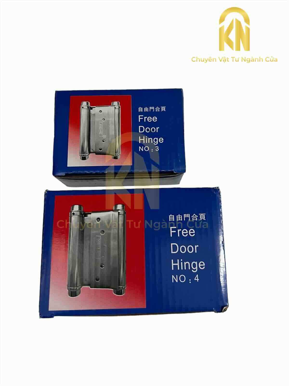 [Bộ 2 cái ] Bản lề tự động 2 chiều inox XIEHE