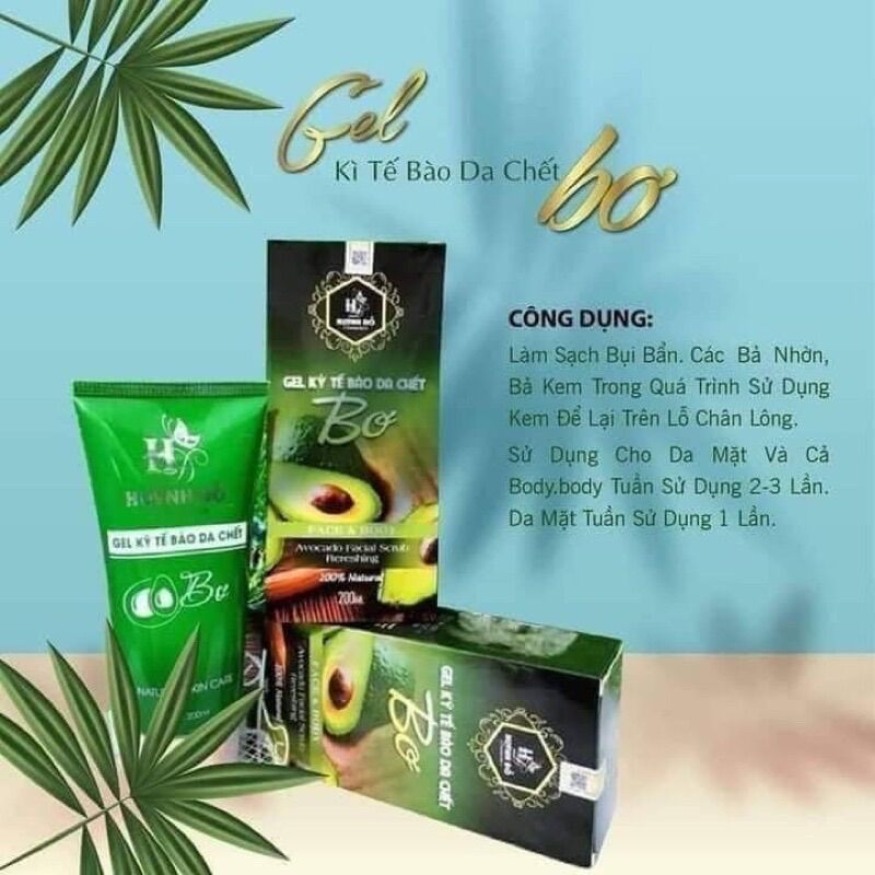 Tẩy tế bào chết bơ