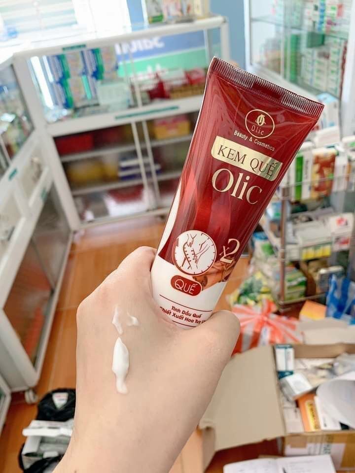 Kem tan mỡ quế olic hàng chính hãng