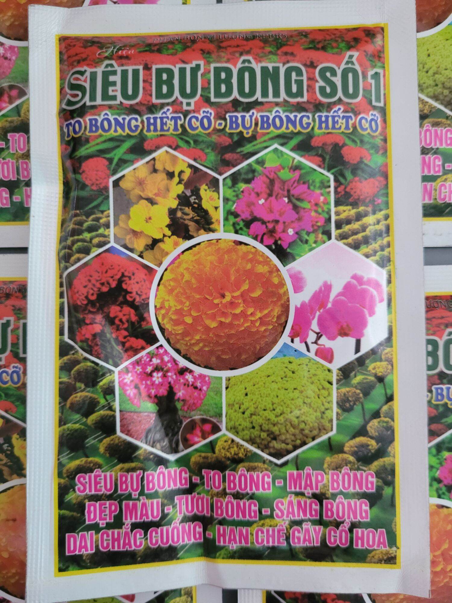 Phân bón vi lượng siêu bự bông số 1- bông to hết cỡ, bự bông hết cỡ gói 50gr