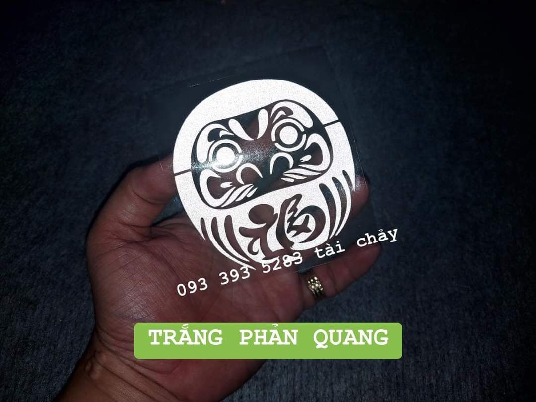 Tem lật đật phản quang lột dán nhiều vi trí