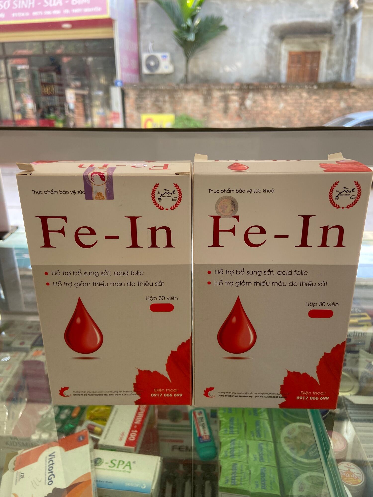 CHÍNH HÃNG Viên Uống Bổ Sung Sắt Fe-In Bổ Máu, Cải Thiện Tình Trạng Thiếu