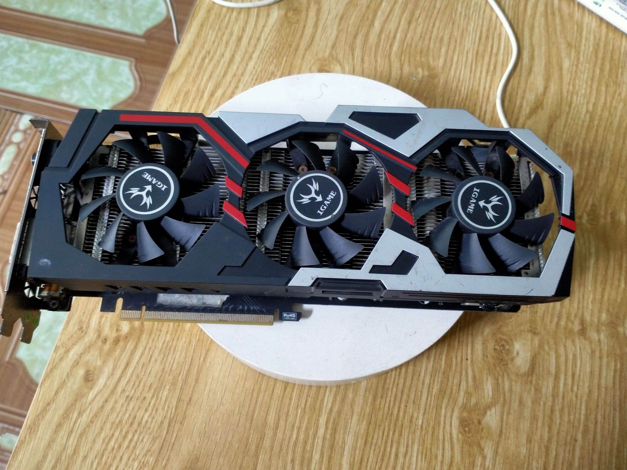 VGA - Card đồ họa Colorful GTX 1070 iGame 8GB ba fan chính hãng