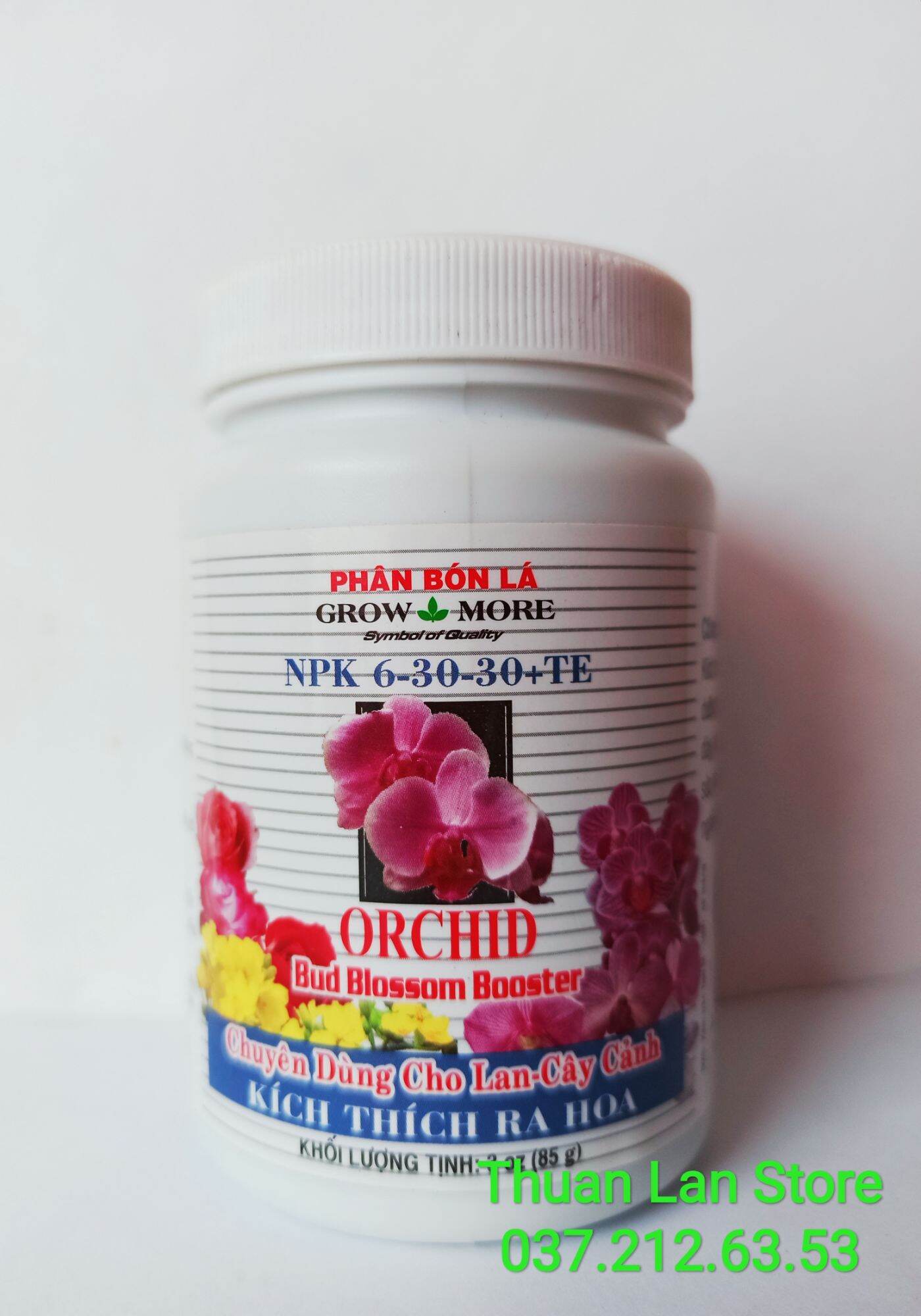Phân bón npk 6-30-30 kích thích ra hoa hũ 85g
