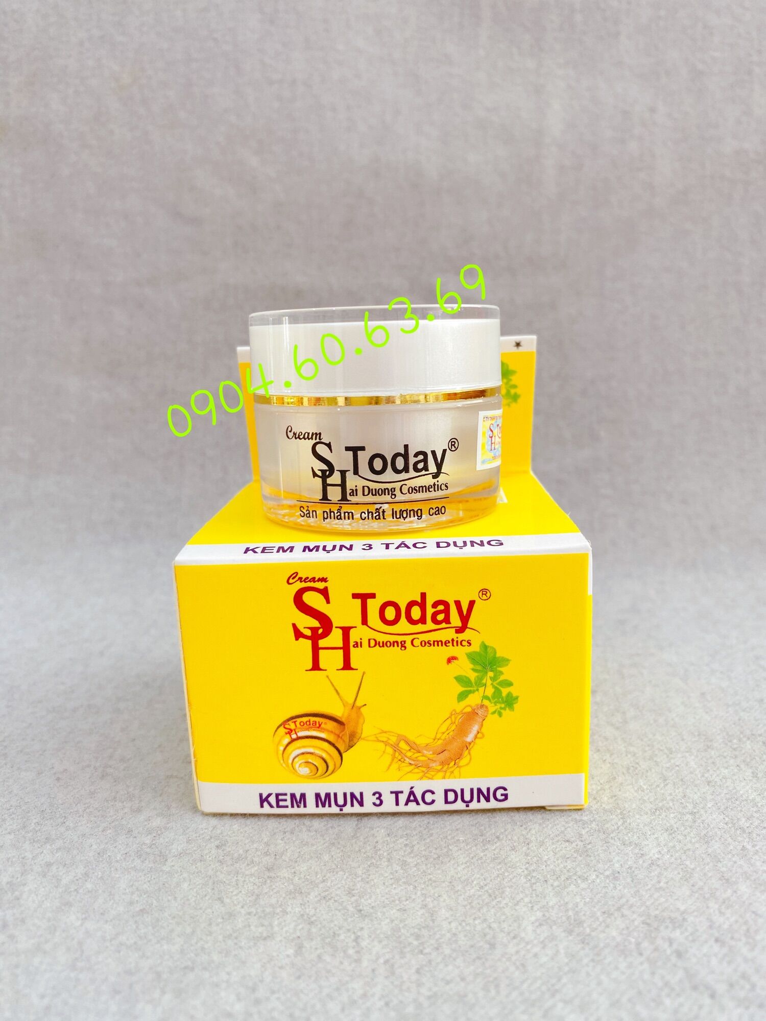 Kem sh today 10g mụn 3 tác dụng shtoday
