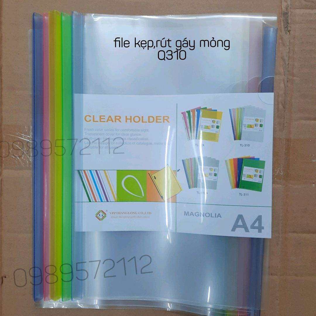 Rút gáy trong mỏng,file rút gáy kẹp tài liệu Q310 (10 cái).