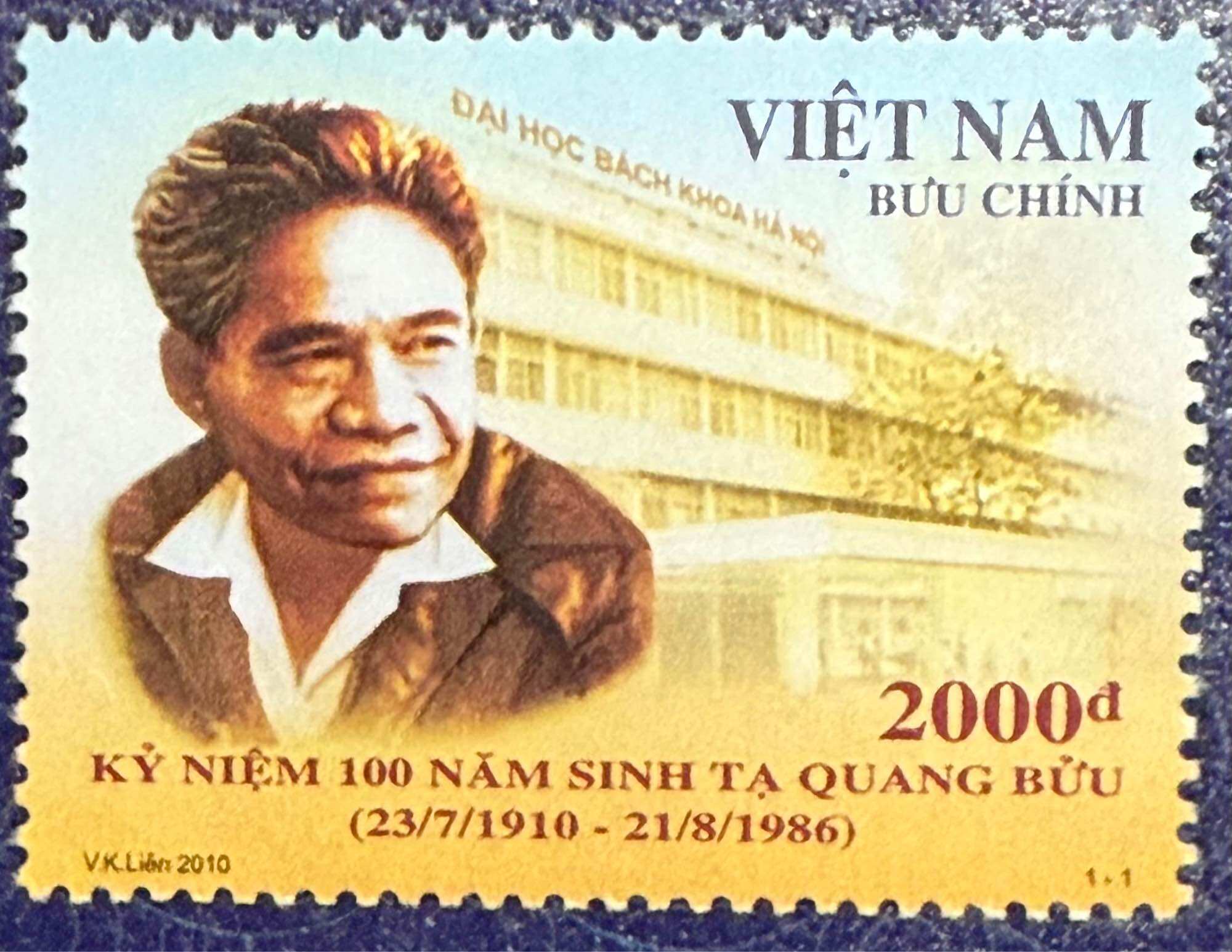 Tem sưu tập Việt Nam 2010: Tạ Quang Bửu