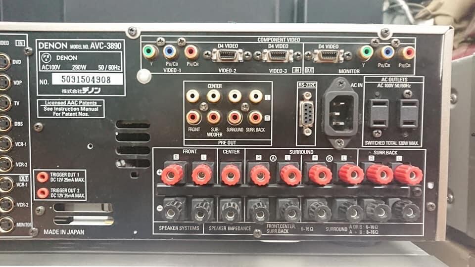 Amply Denon AVC-3890