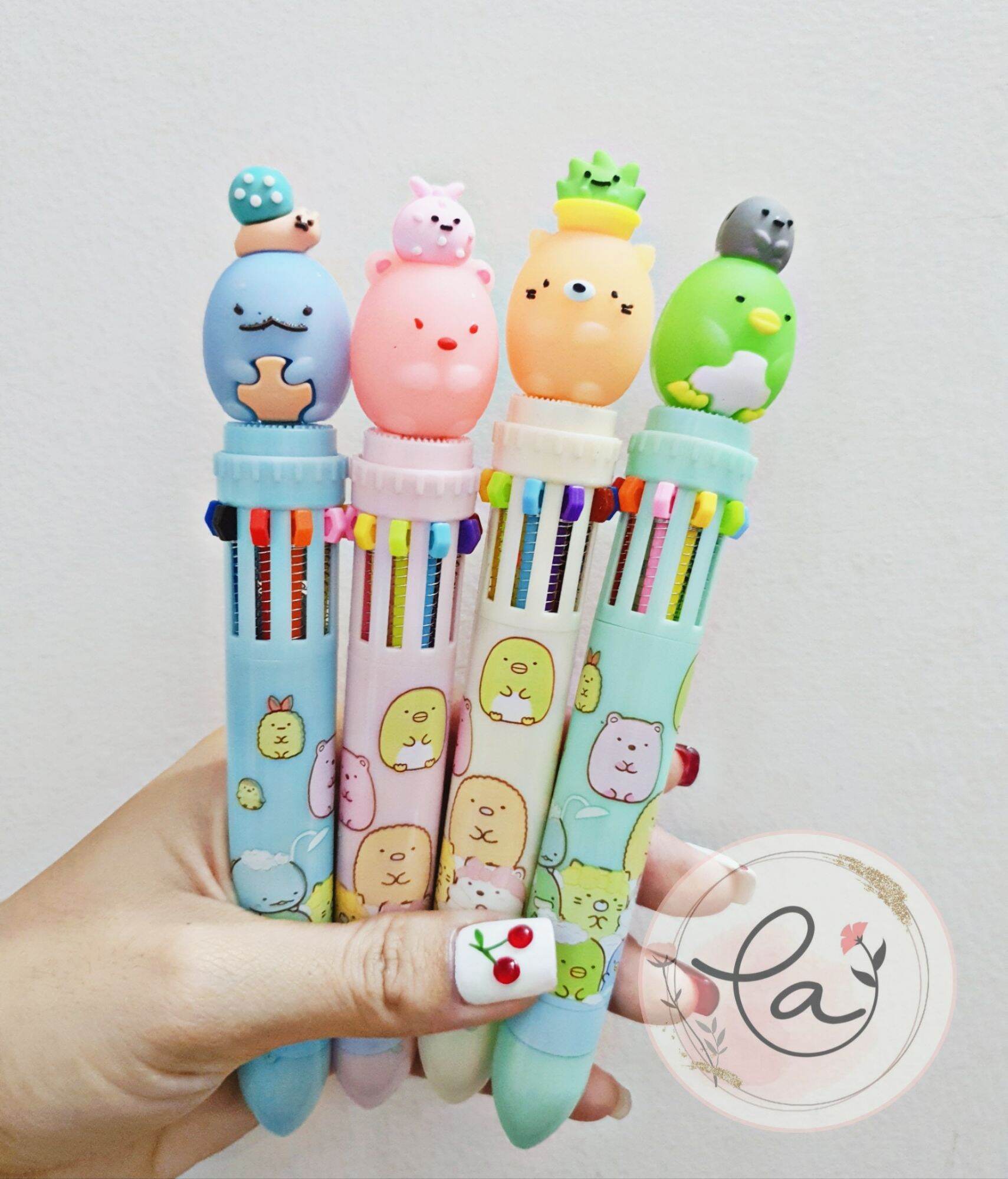 Bút bi 10 màu hình sumikko gurashi đáng yêu