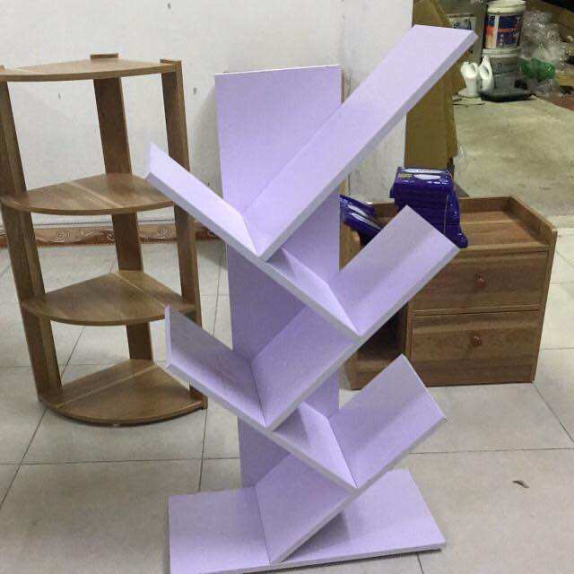 Giá kệ sách xương cá 5 tầng