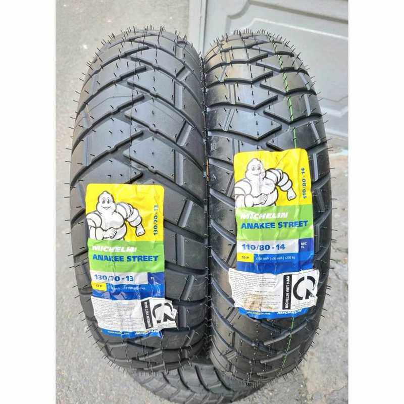 Vỏ Michelin anakee stresst adv 150/160 xe @ xuất xứ Indonesia chống trơn trượt chống Đinh