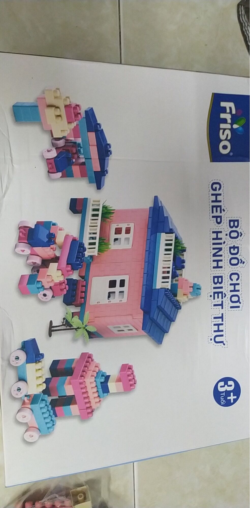 Bộ lego xếp hình biệt thự cho bé