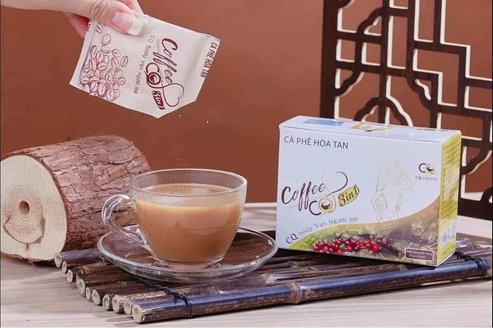 (HCM - CHÍNH HÃNG) CAFE GIẢM CÂN CQ SLIM COFFEE D7