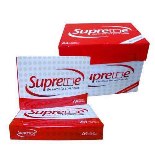 Giấy a4 đl70 supreme giá rẻ, hàng chính hãng 1gram 500 tờ - sách vpp quốc huy