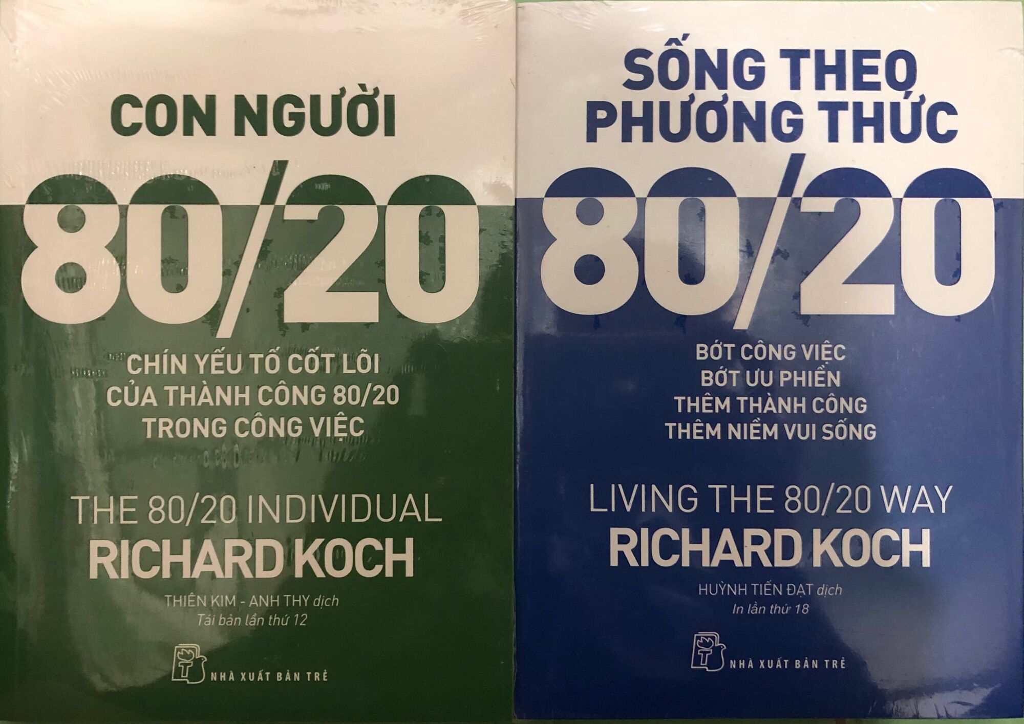 Sách - ( Combo 2 cuốn ) Con Người 80/20 - Sống Theo Phương Thức 80/20