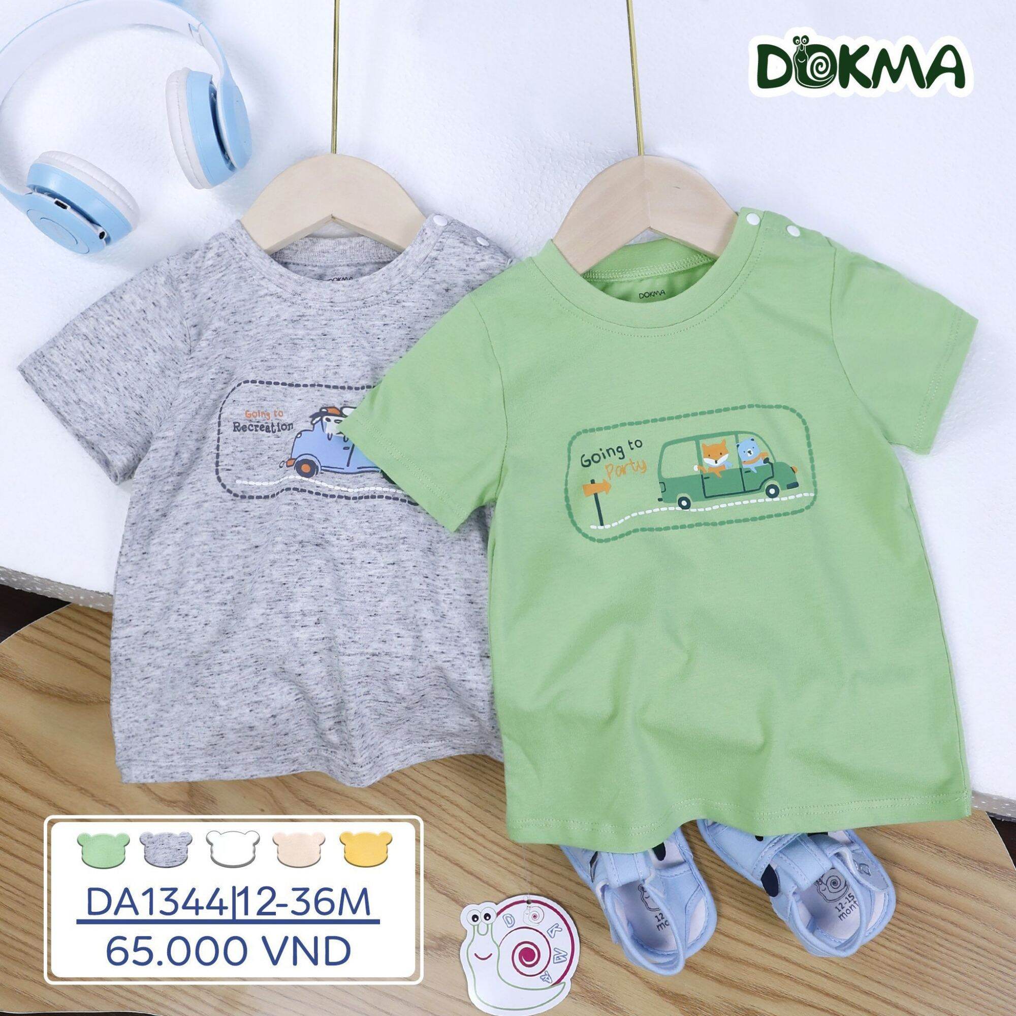 [DOKMA] Áo cộc tay bé trai Dokma