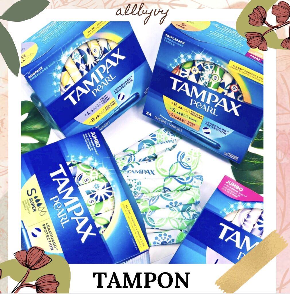 Allbyvy | Băng vệ sinh dạng ống Tampax Pearl