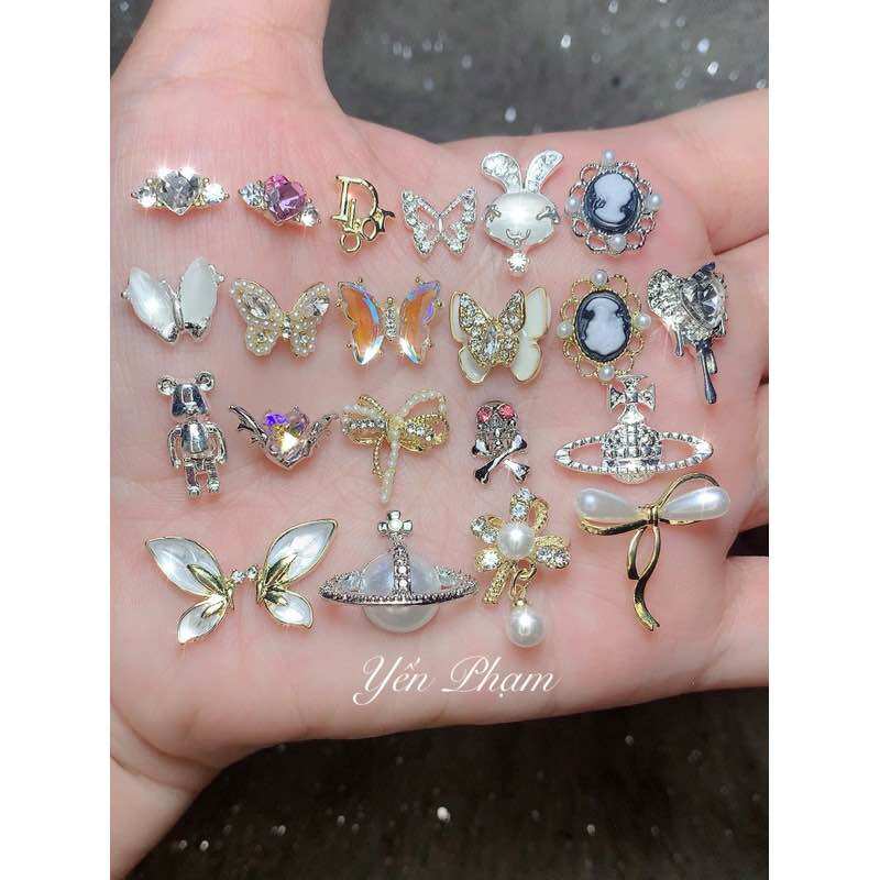Charm kiểu siêu xinh trang trí móng tay