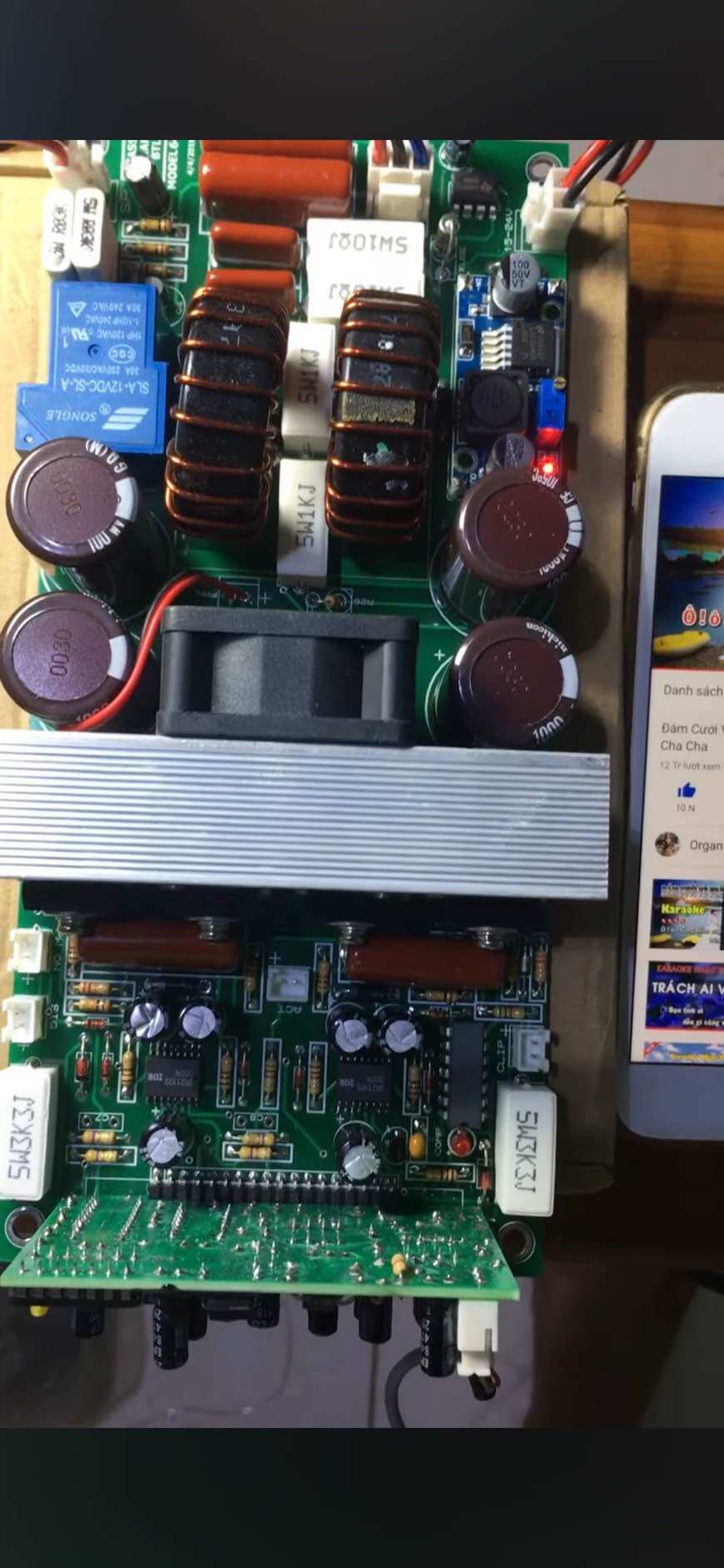 1 Mạch công suất cho sup ra loa 150v class D 4000w