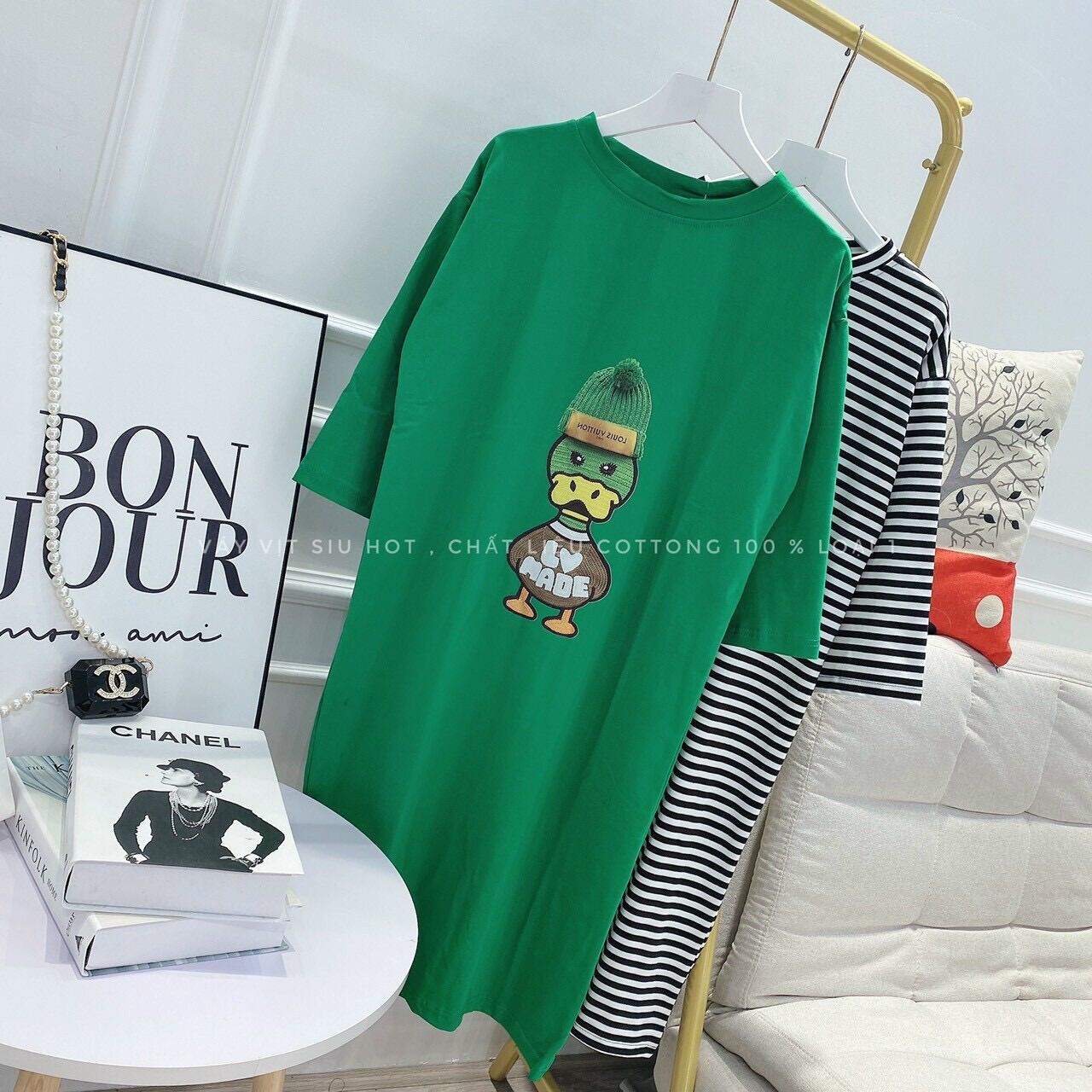 [HCM]Đầm bầu mùa hè suông cotton thời trang