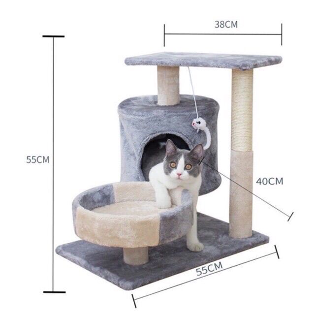 Nhà cây cho mèo -Cattree (Không kèm chuột)