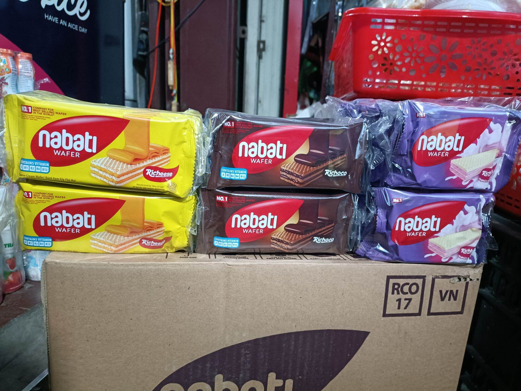 Lốc 10 gói bánh nabati 20g x 10 gói