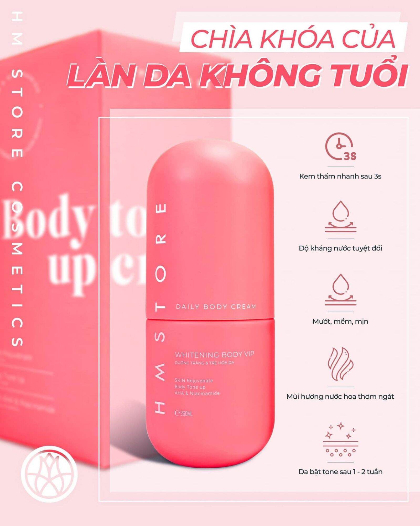 Kem Dưỡng Body Vip HM STORE