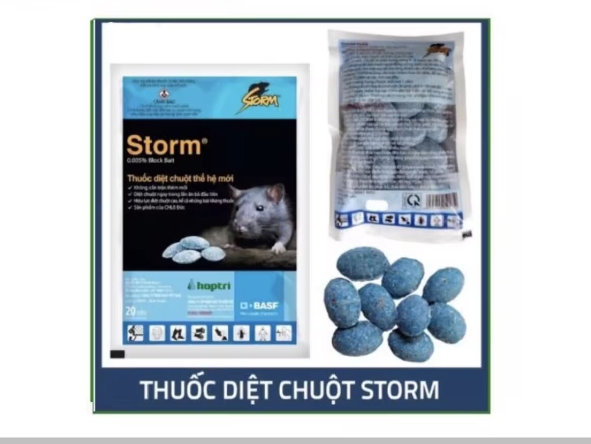 KẸO CHUỘT STORM NGŨ CỐC DIỆT CHUỘT HIỆU QUẢ