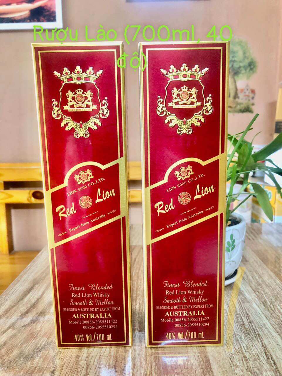 RED LION nhập Lào(700ml,40 o)
