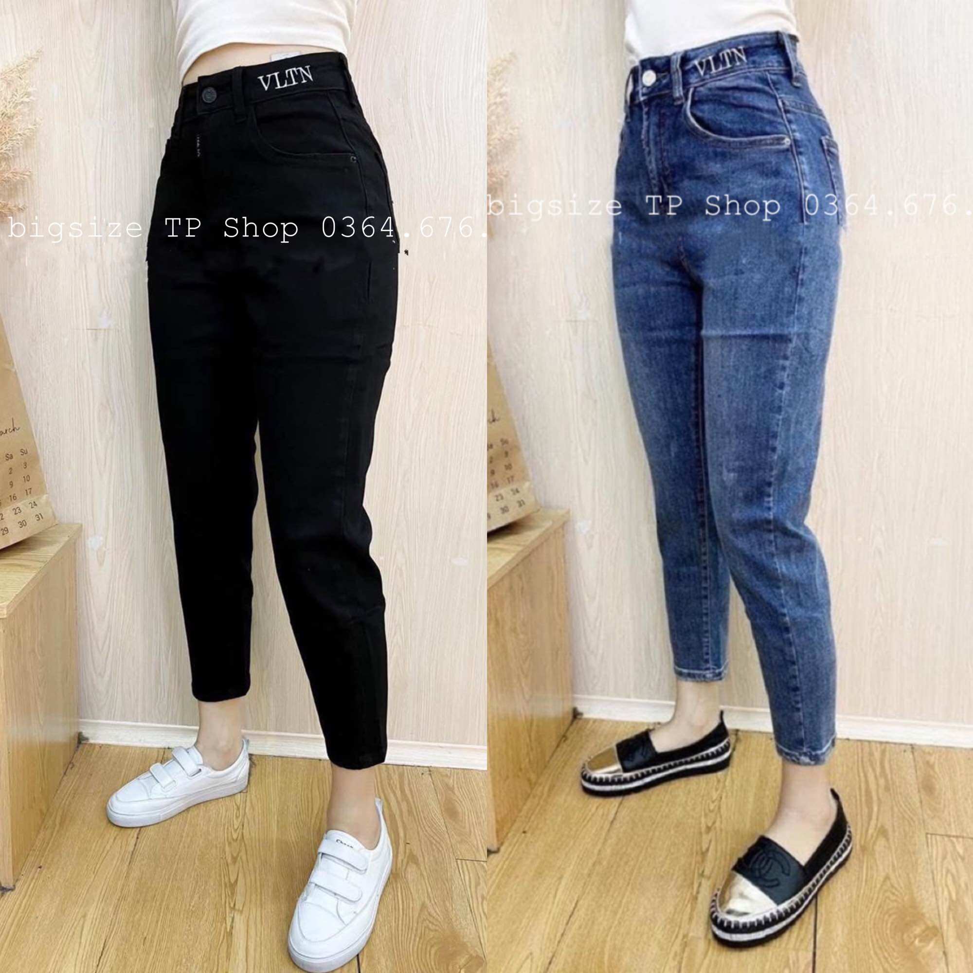 Quần jean baggy bigsize 9 tấc co dãn 4 chiều