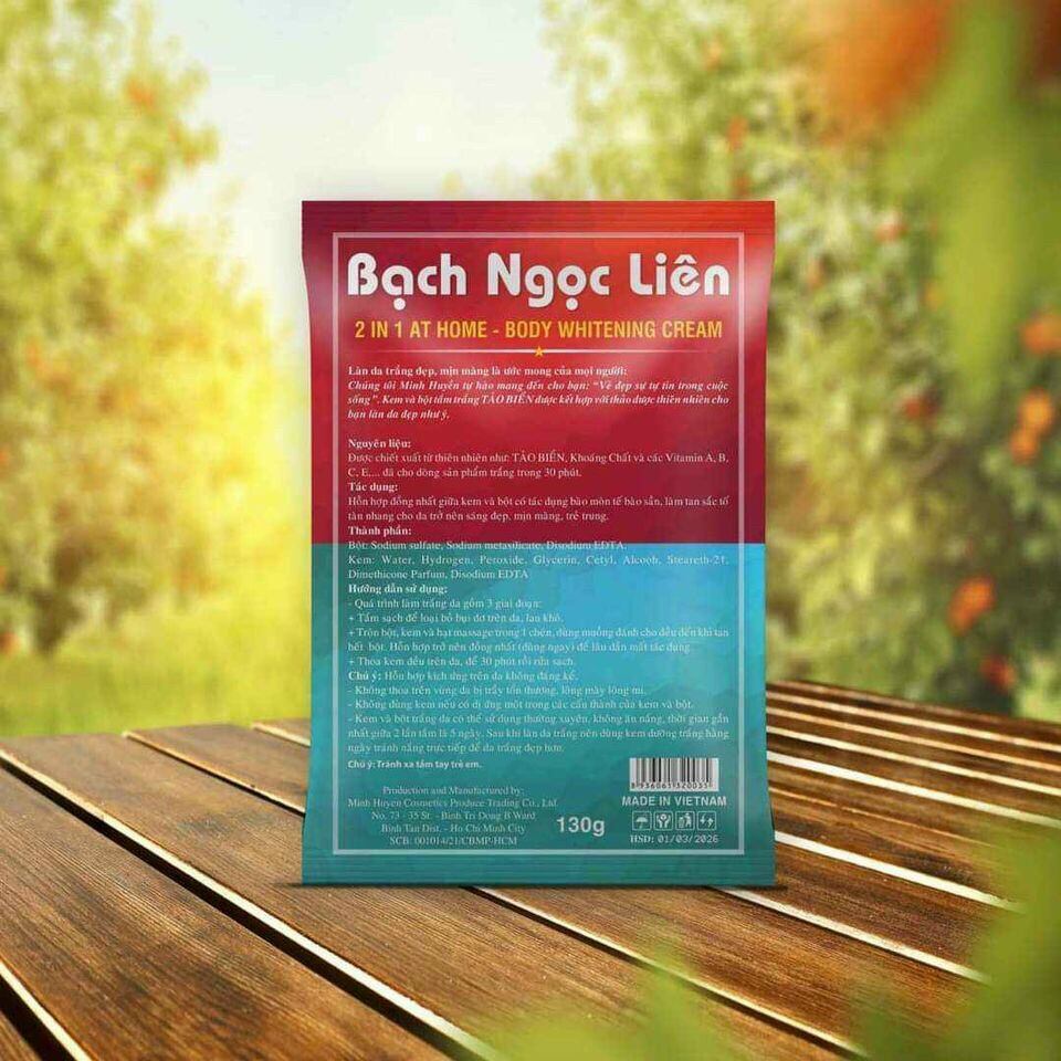 TẮM TRẮNG BẠCH NGỌC LIÊN GÓI