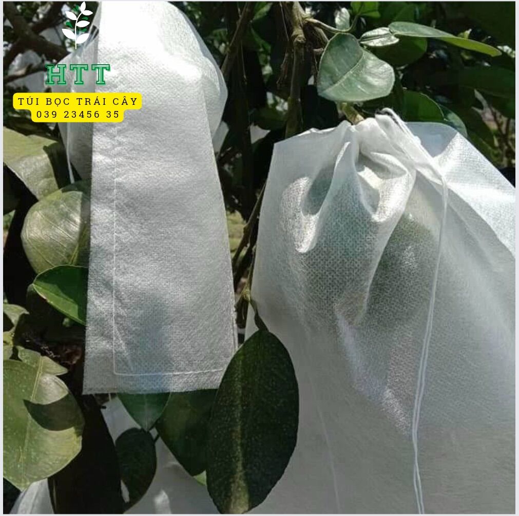 100 CÁI 30x35cm TÚI VẢI TỐT GIÚP BAO BỌC TRÁI BƯỞI DƯA LƯỚI,... - VẬT TƯ NÔNG NGHIỆP
