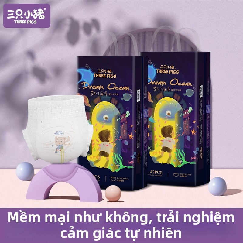 Fantasy Ocean Design Ultra-thin Breathable Diapers