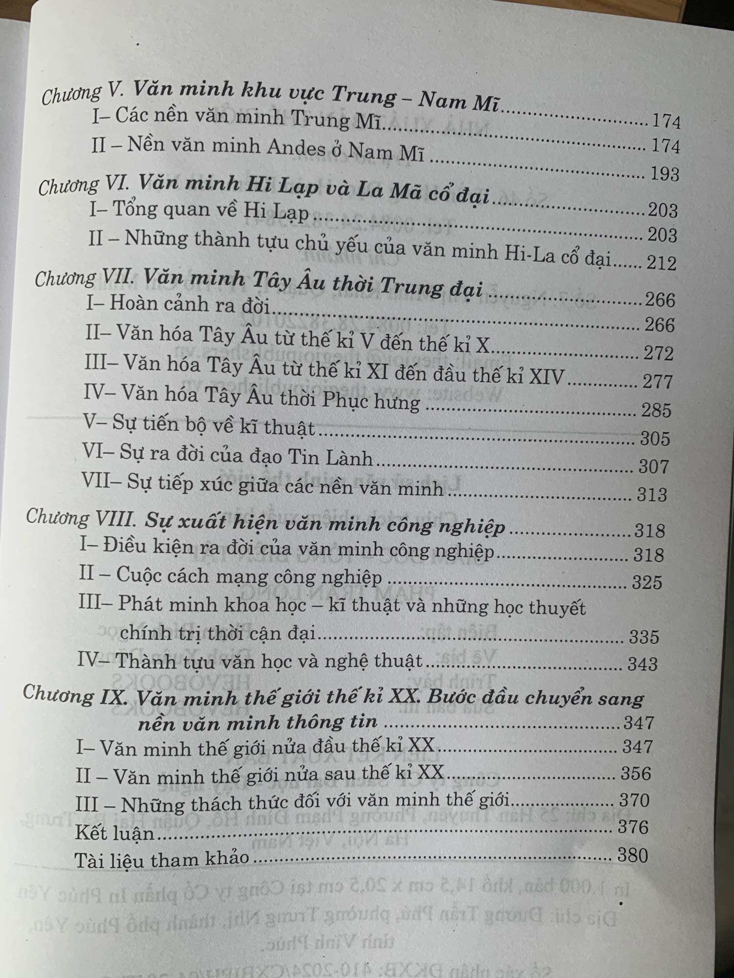 Sách - Lịch sử văn minh thế giới