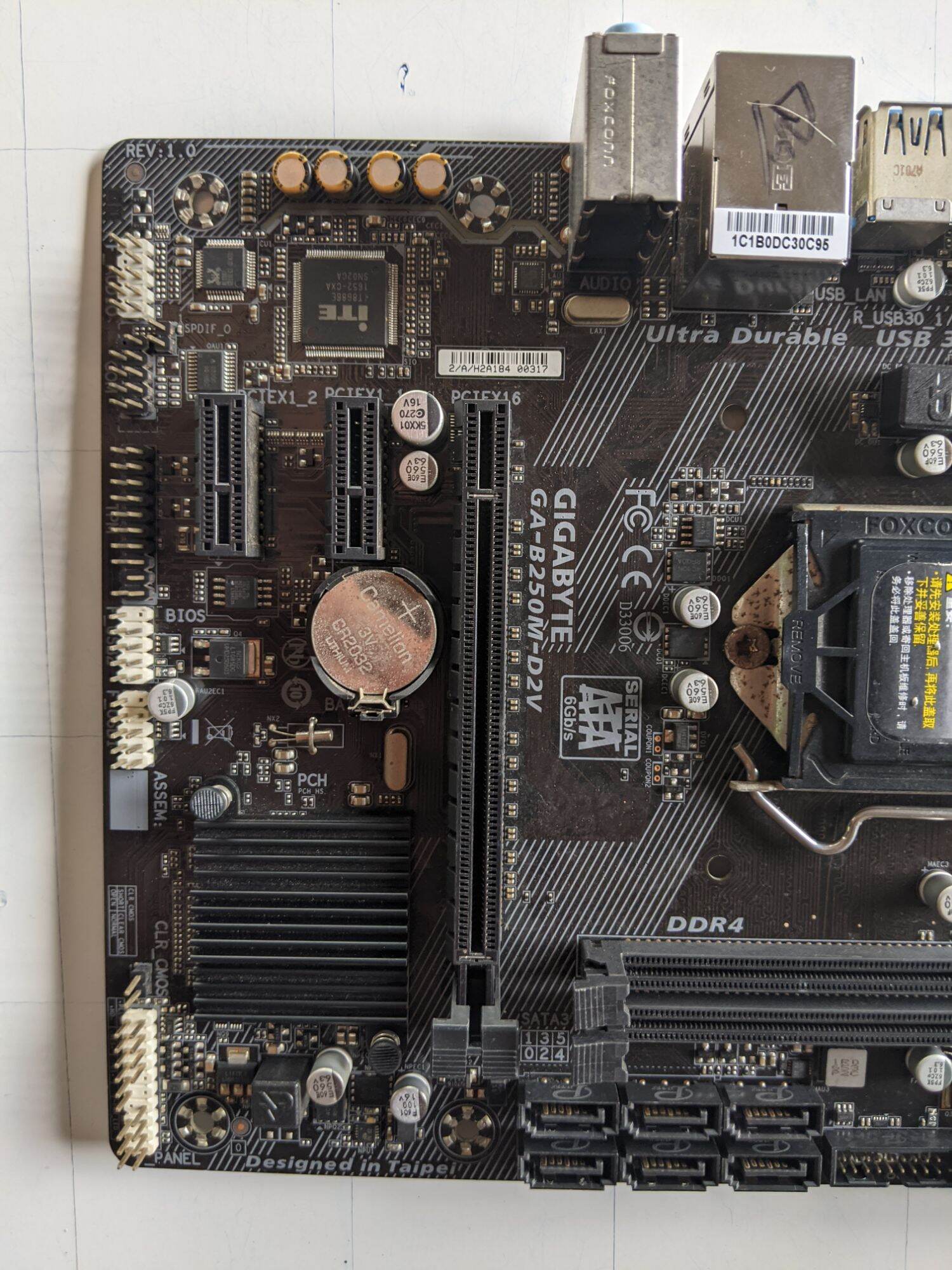 Main Gigabyte B250 socket 1151