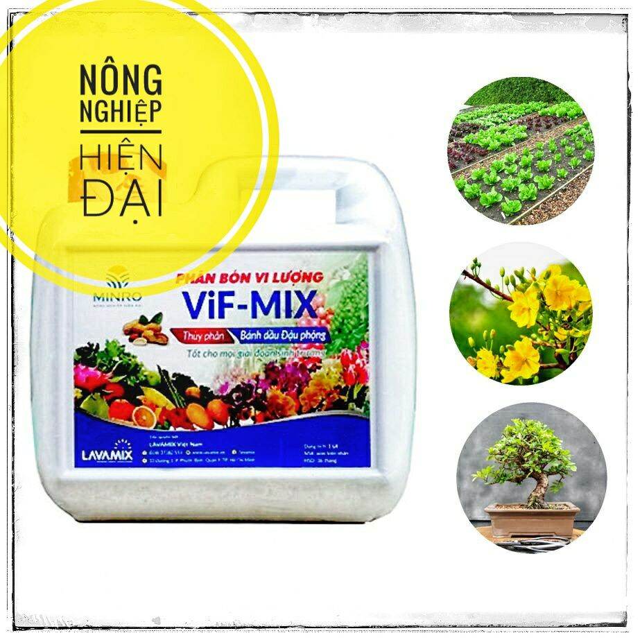 Phân bánh dầu đậu phộng thủy phân + te dạng nước lavamix 1 lít